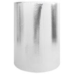 Reflector de calor para radiador Plateado 10 x 0,6 m