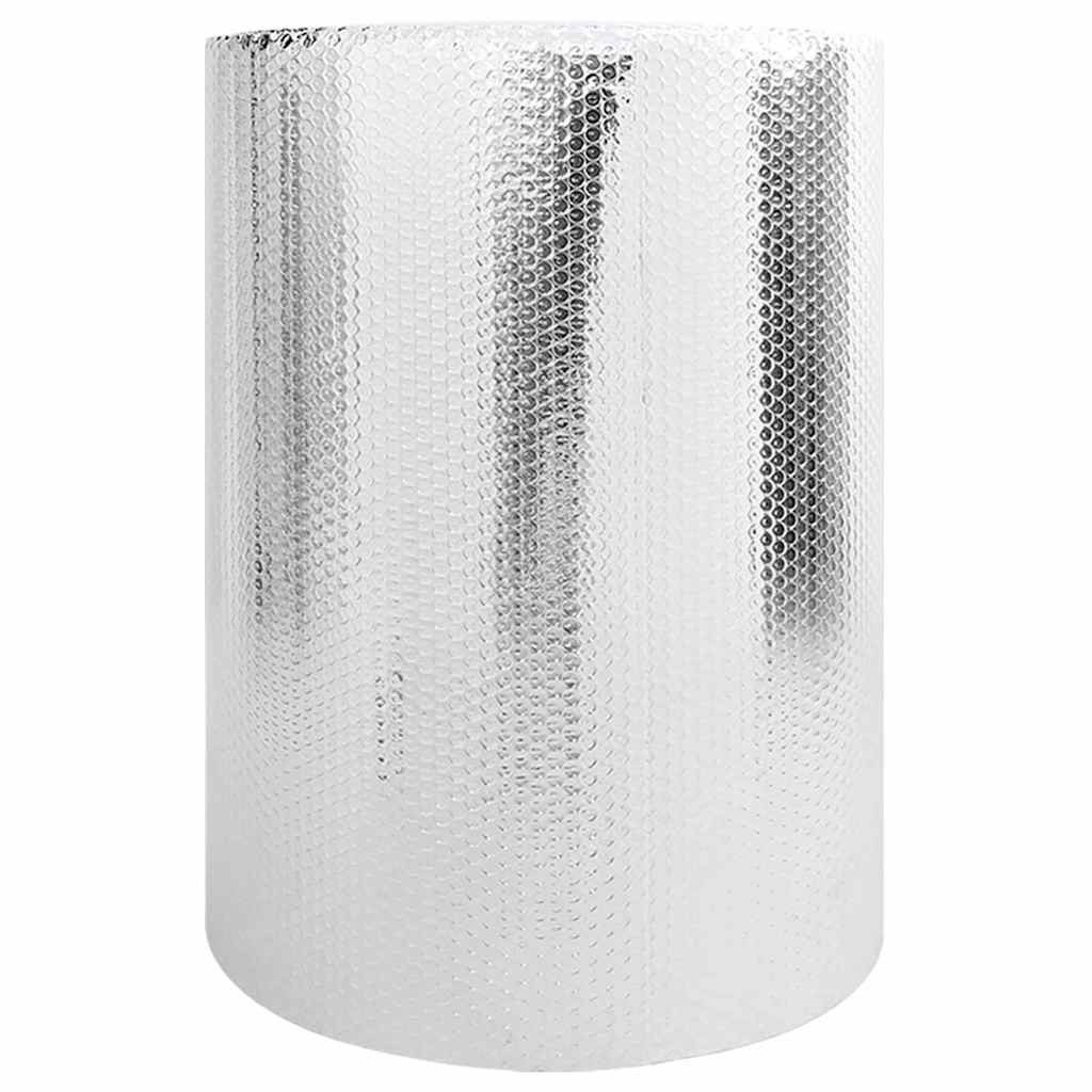 Reflector de calor para radiador Plateado 10 x 0,6 m