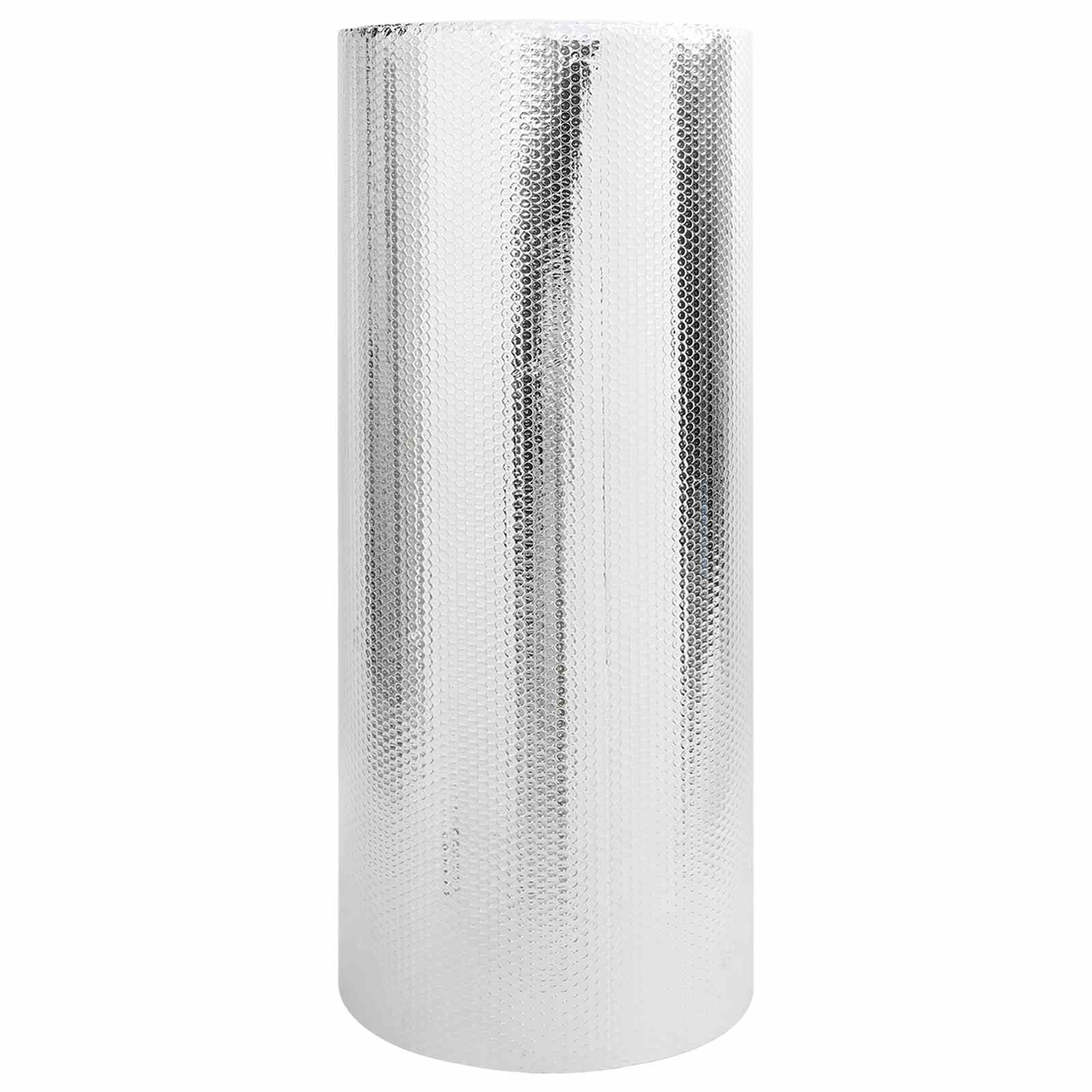 Reflector de calor para radiador Plateado 10 x 0,6 m