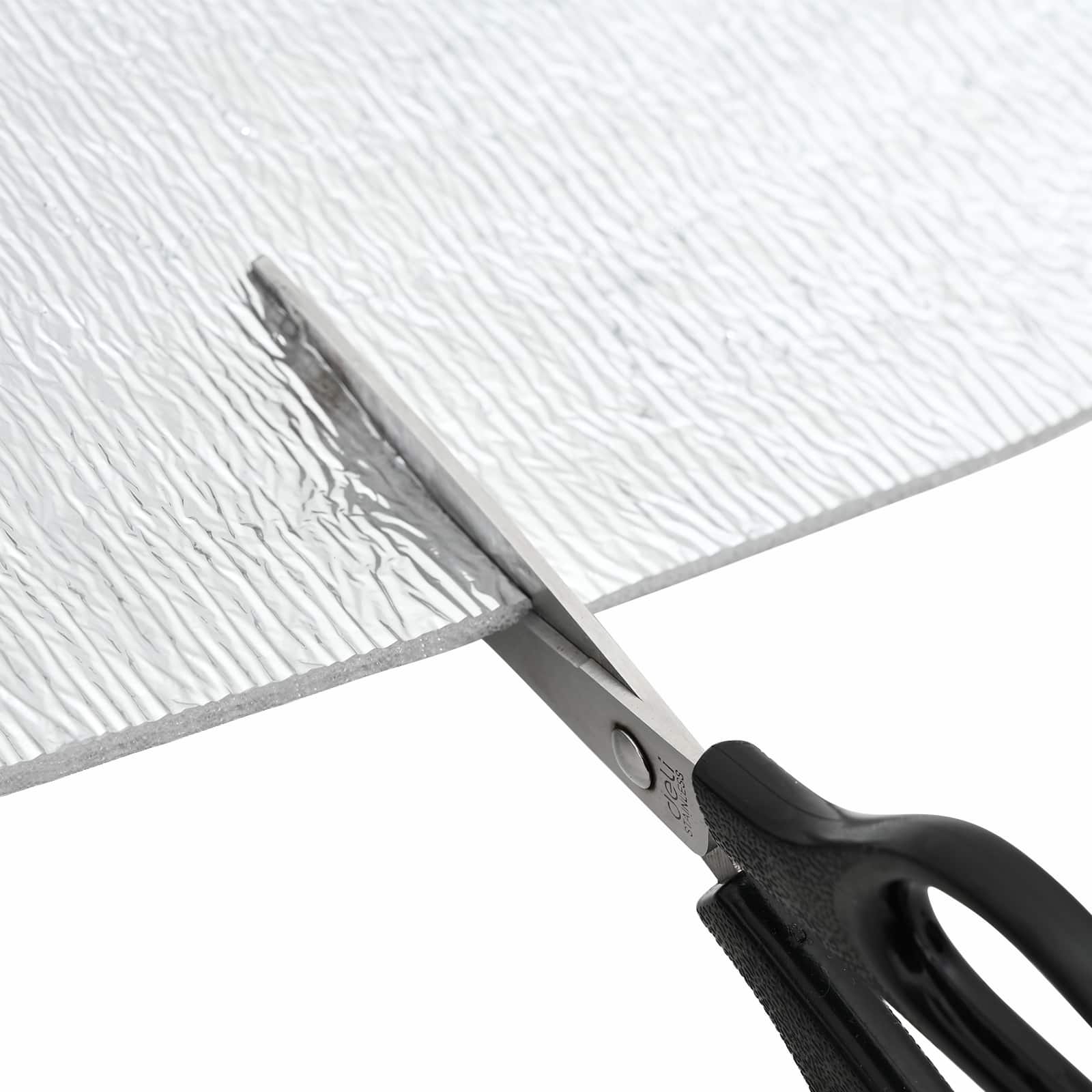 Reflector de calor para radiador 2 pcs Plateado 25 x 0,5 m