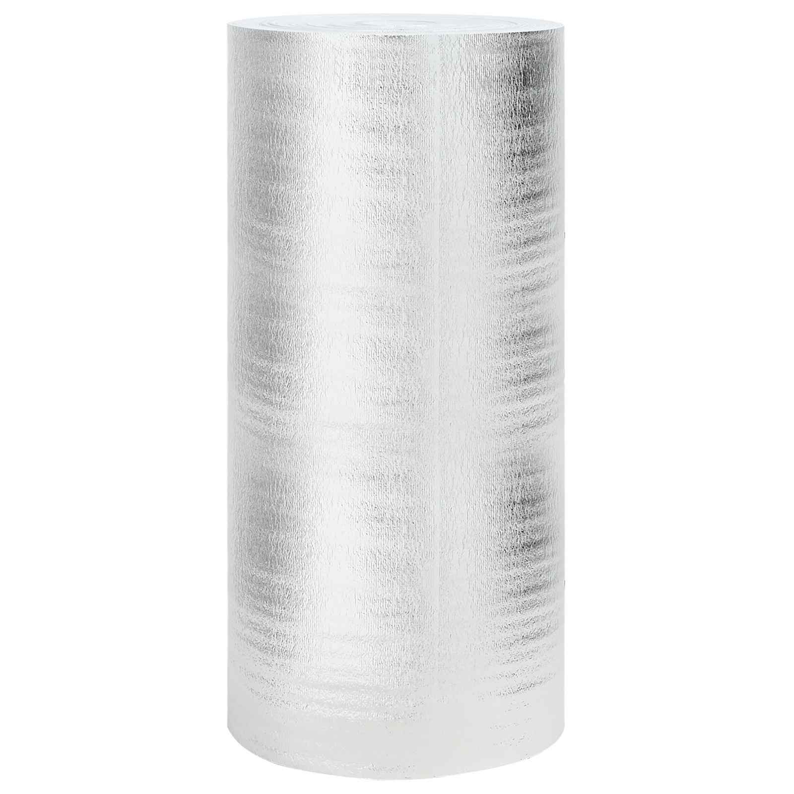 Reflector de calor para radiador 2 pcs Plateado 25 x 0,5 m