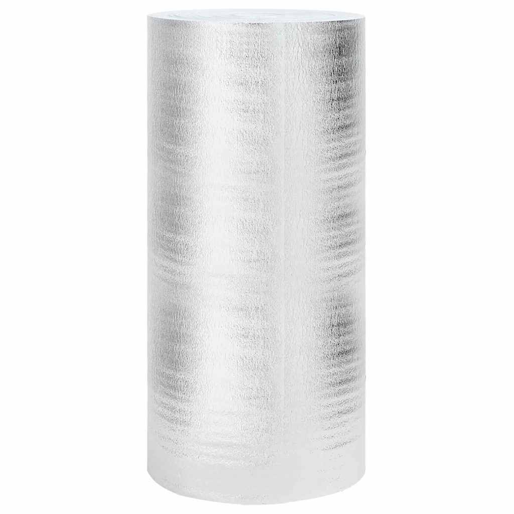 Reflector de calor para radiador 2 pcs Plateado 25 x 0,5 m