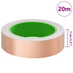 Cinta de cobre para protección contra caracoles 6 pcs Cobre