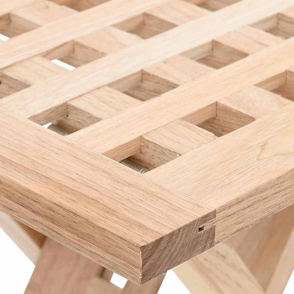 Mesa de Café Marrón 33 x 33 x 40,5 cm Madera de Nogal Sólido
