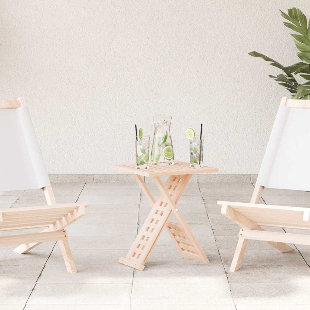 Mesa de Café Marrón 33 x 33 x 40,5 cm Madera de Nogal Sólido