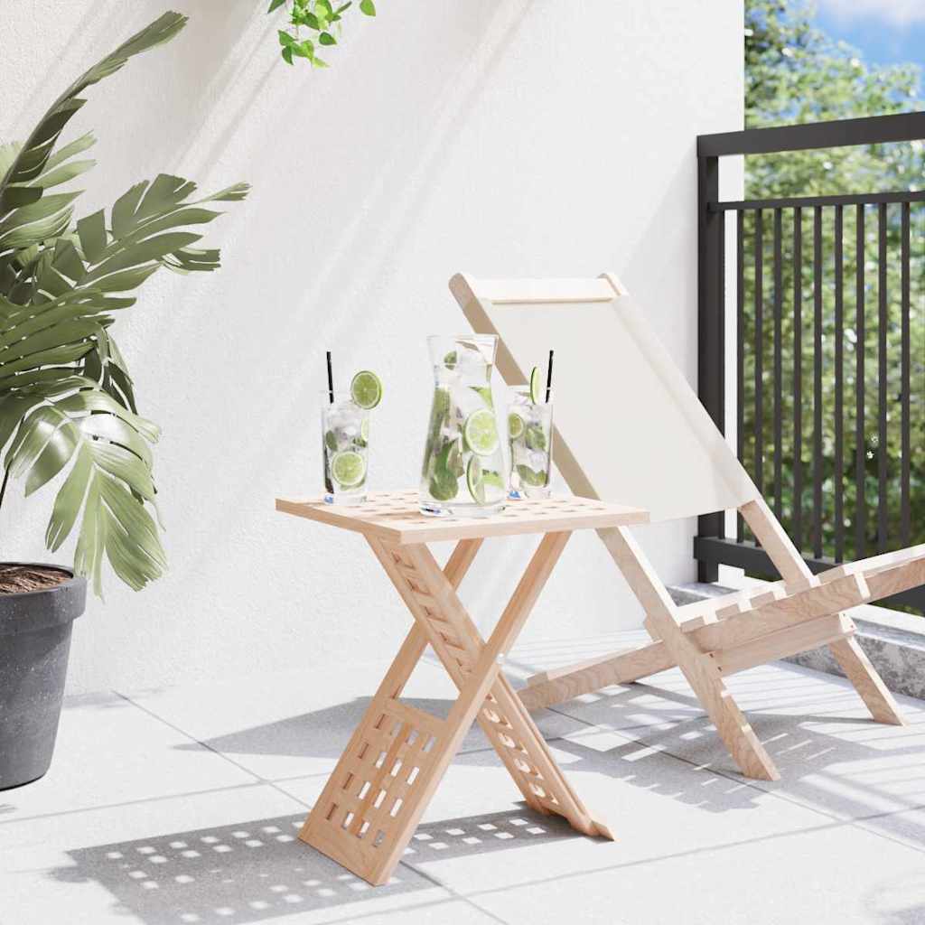 Mesa de Café Marrón 33 x 33 x 40,5 cm Madera de Nogal Sólido