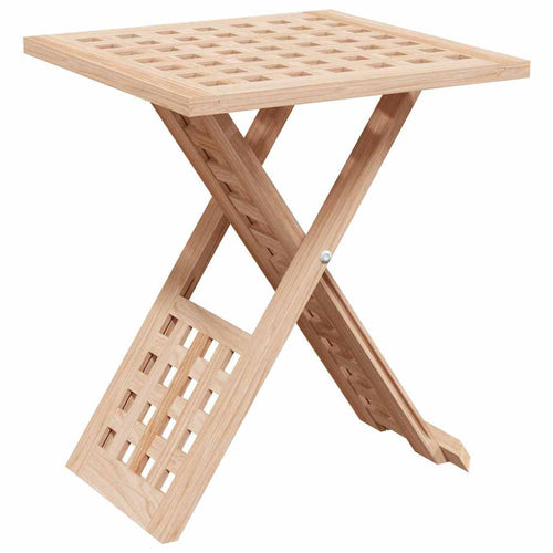 Mesa de Café Marrón 33 x 33 x 40,5 cm Madera de Nogal Sólido
