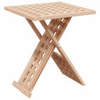 Mesa de Café Marrón 33 x 33 x 40,5 cm Madera de Nogal Sólido