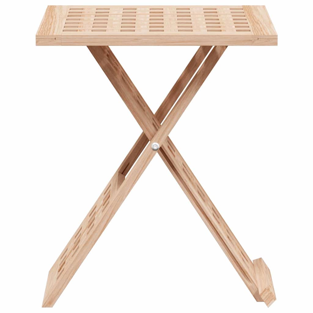 Mesa de Café Marrón 33 x 33 x 40,5 cm Madera de Nogal Sólido