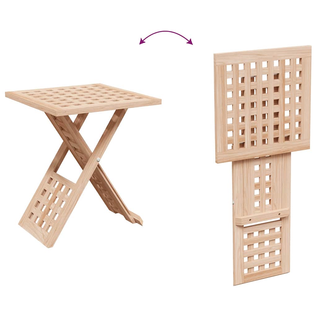 Mesa de Café Marrón 33 x 33 x 40,5 cm Madera de Nogal Sólido