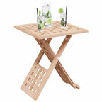 Mesa de Café Marrón 33 x 33 x 40,5 cm Madera de Nogal Sólido