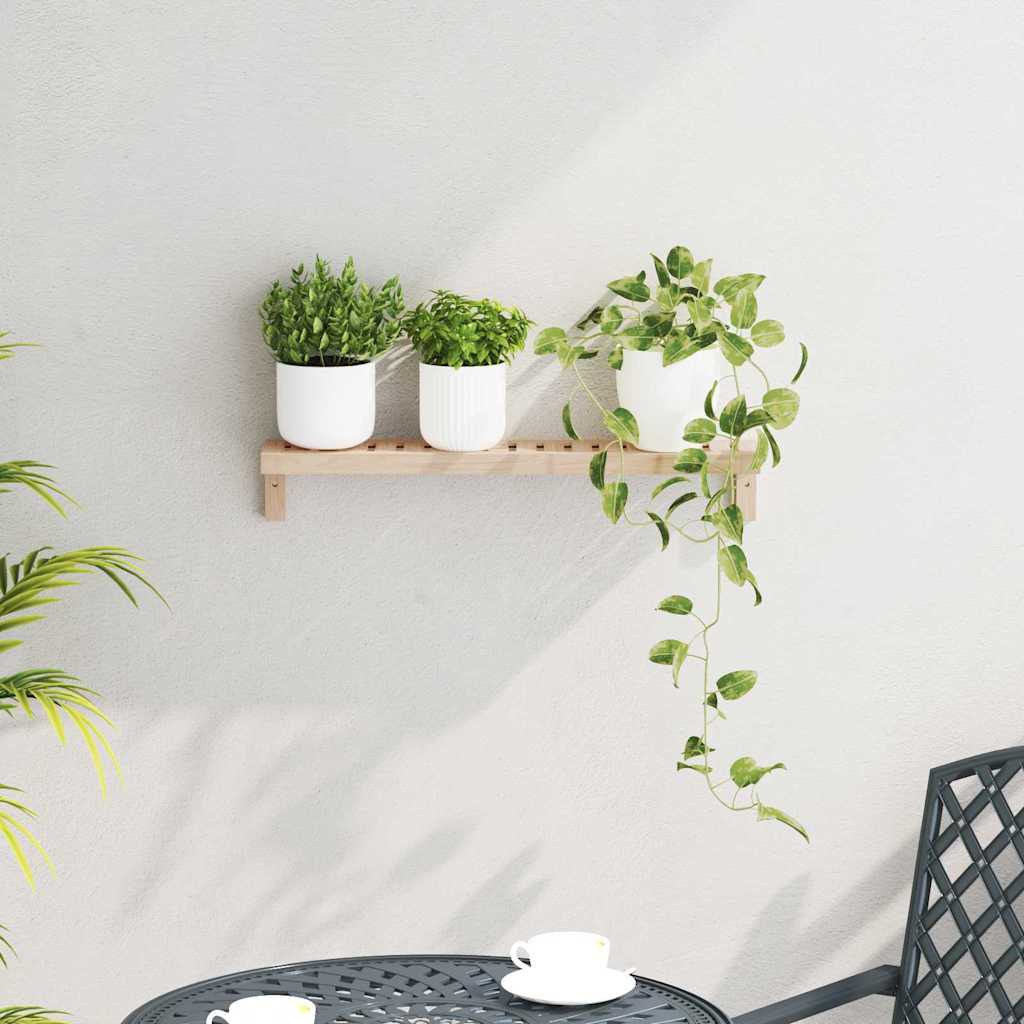 Estante Colgante de Pared Natural 62 x 10 x 12,5 cm
