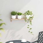Estante Colgante de Pared Natural 62 x 10 x 12,5 cm