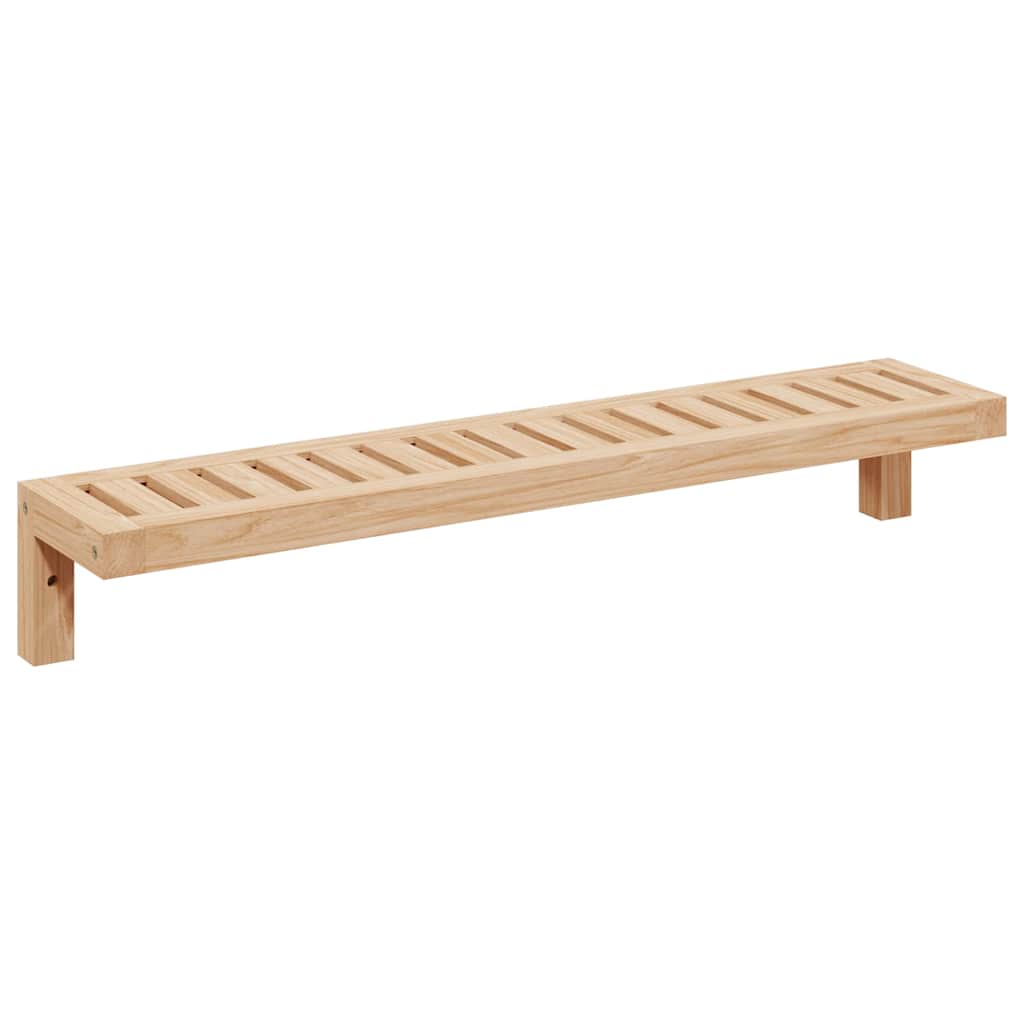 Estante Colgante de Pared Natural 62 x 10 x 12,5 cm