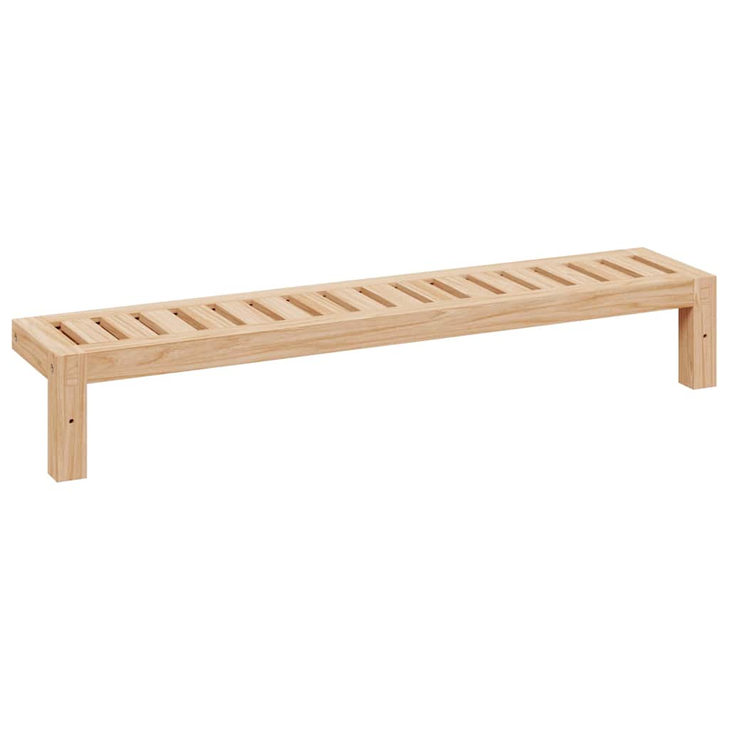Estante Colgante de Pared Natural 62 x 10 x 12,5 cm