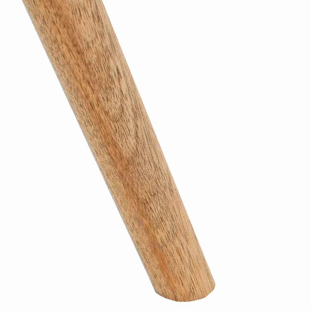 Mesa de Café 3 pcs Marrón Madera de Nogal Sólido