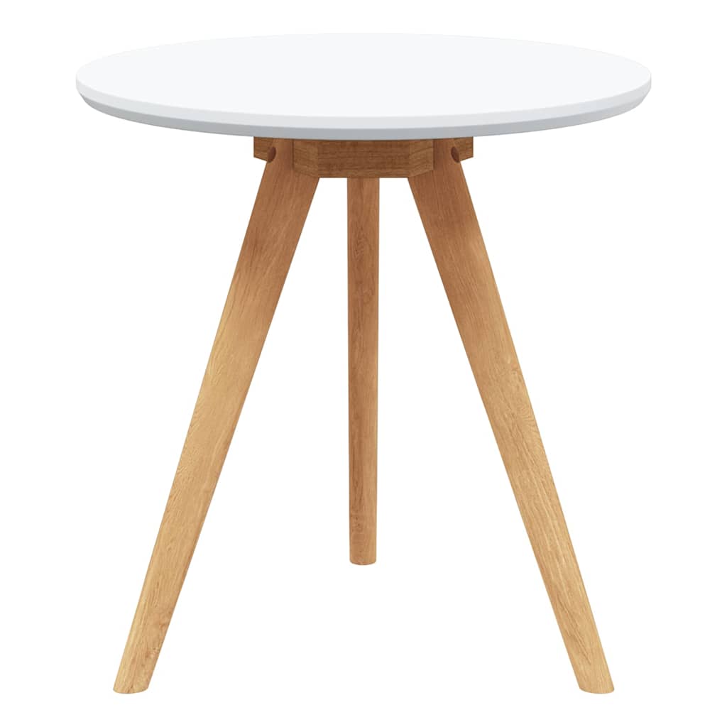 Mesa de Café 3 pcs Marrón Madera de Nogal Sólido