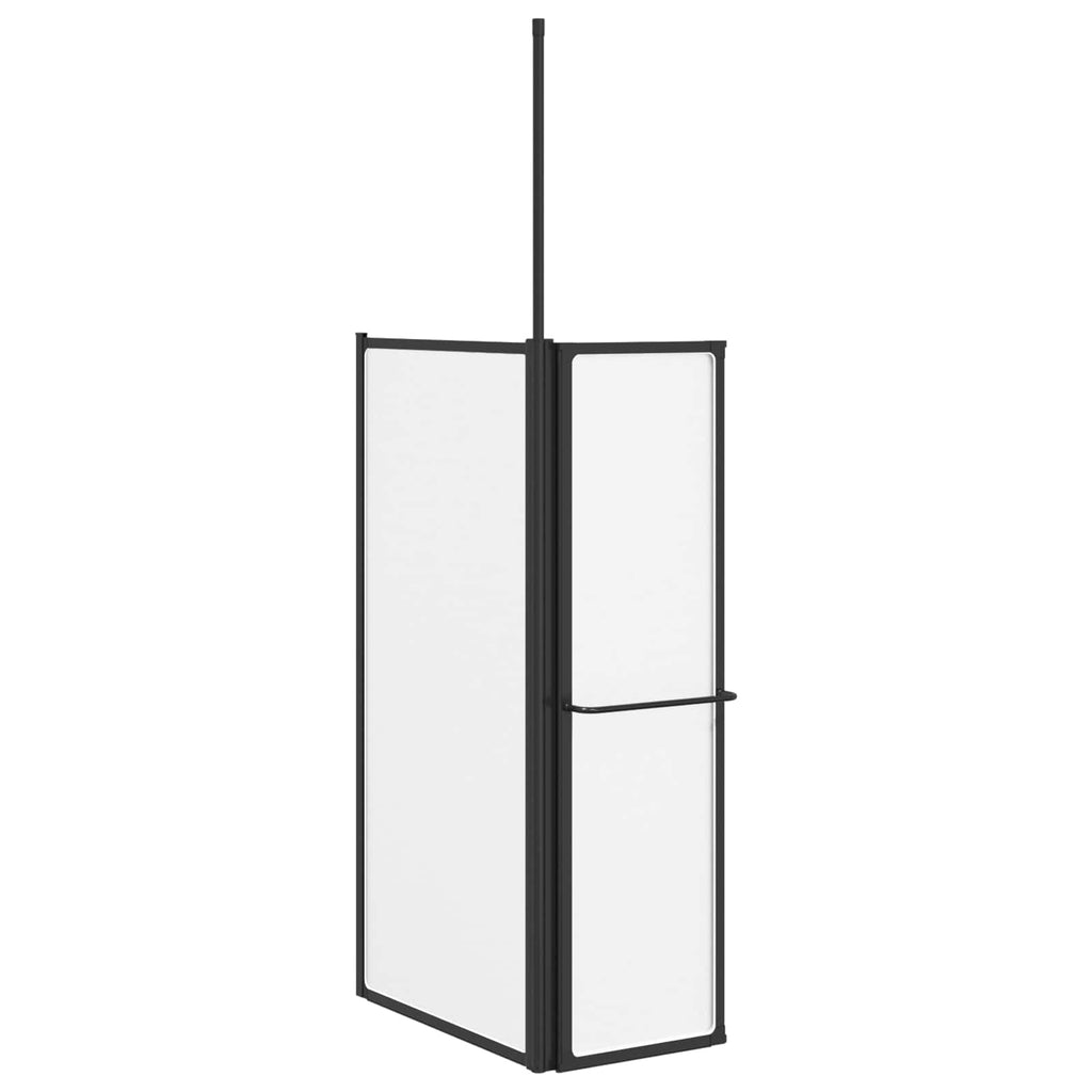 Mampara de ducha 120 x 70 x 137 cm Aluminio