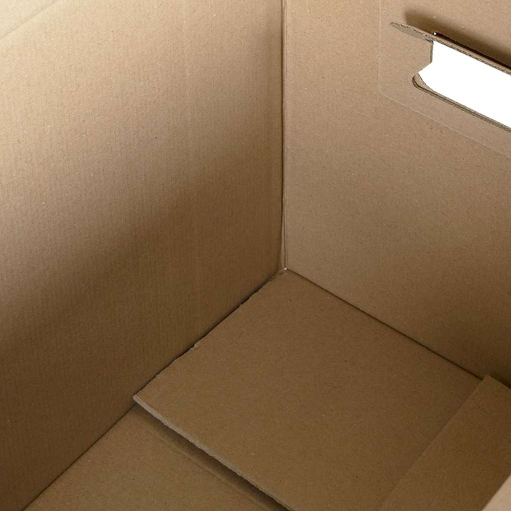 Caja de Mudanza 20 pcs Natural 59 x 31,5 x 31,5 cm Cartón