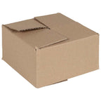 Caja Plegable 50 pcs Natural 15 x 15 x 8 cm Cartón