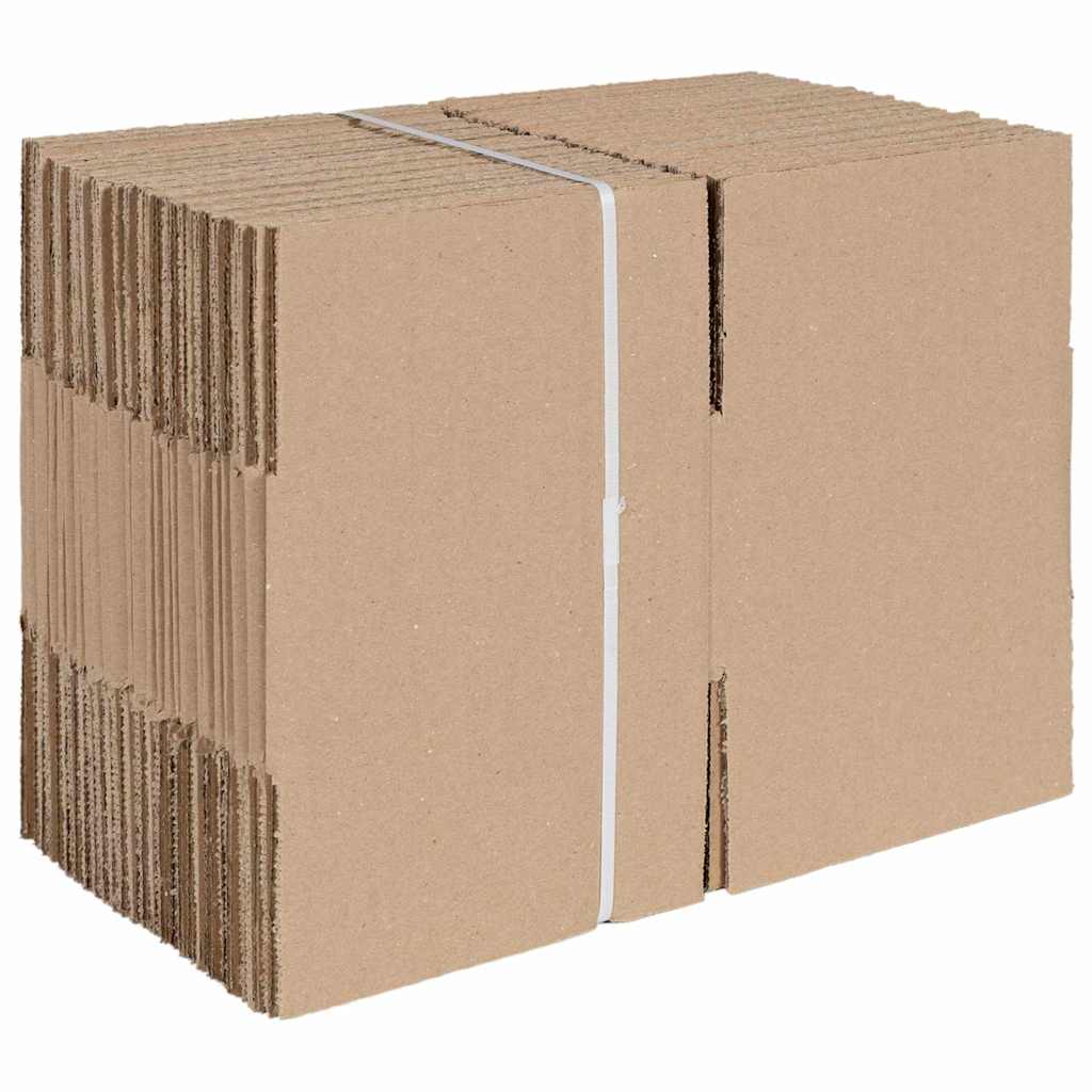 Caja Plegable 50 pcs Natural 15 x 15 x 8 cm Cartón