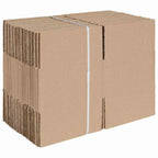 Caja Plegable 50 pcs Natural 15 x 15 x 8 cm Cartón