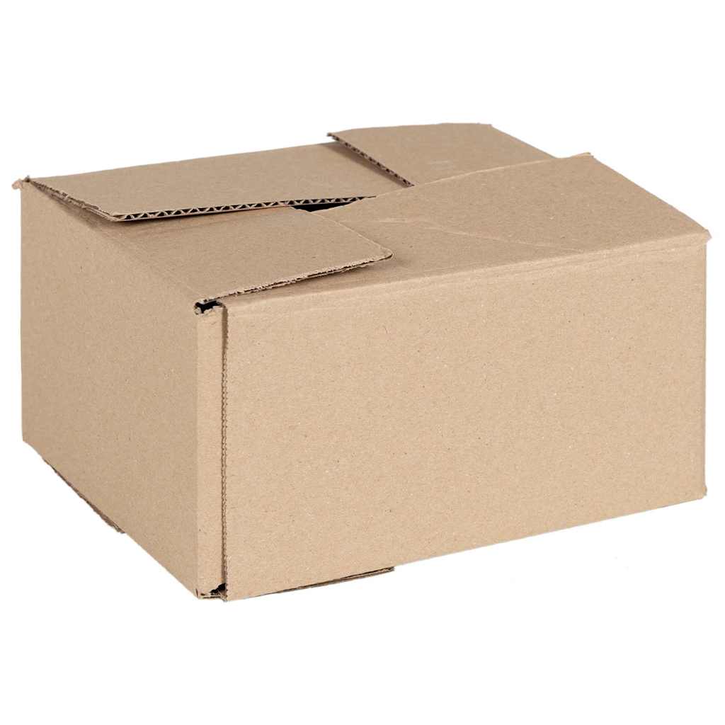 Folding Box 50 pcs Natural 15 x 15 x 8 cm Cardboard