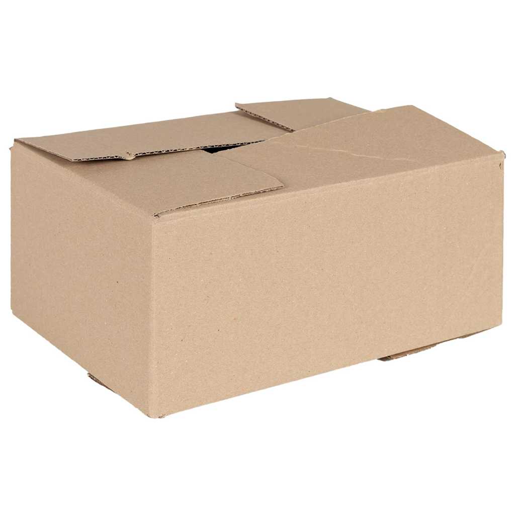 Folding Box 50 pcs Natural 15 x 15 x 8 cm Cardboard