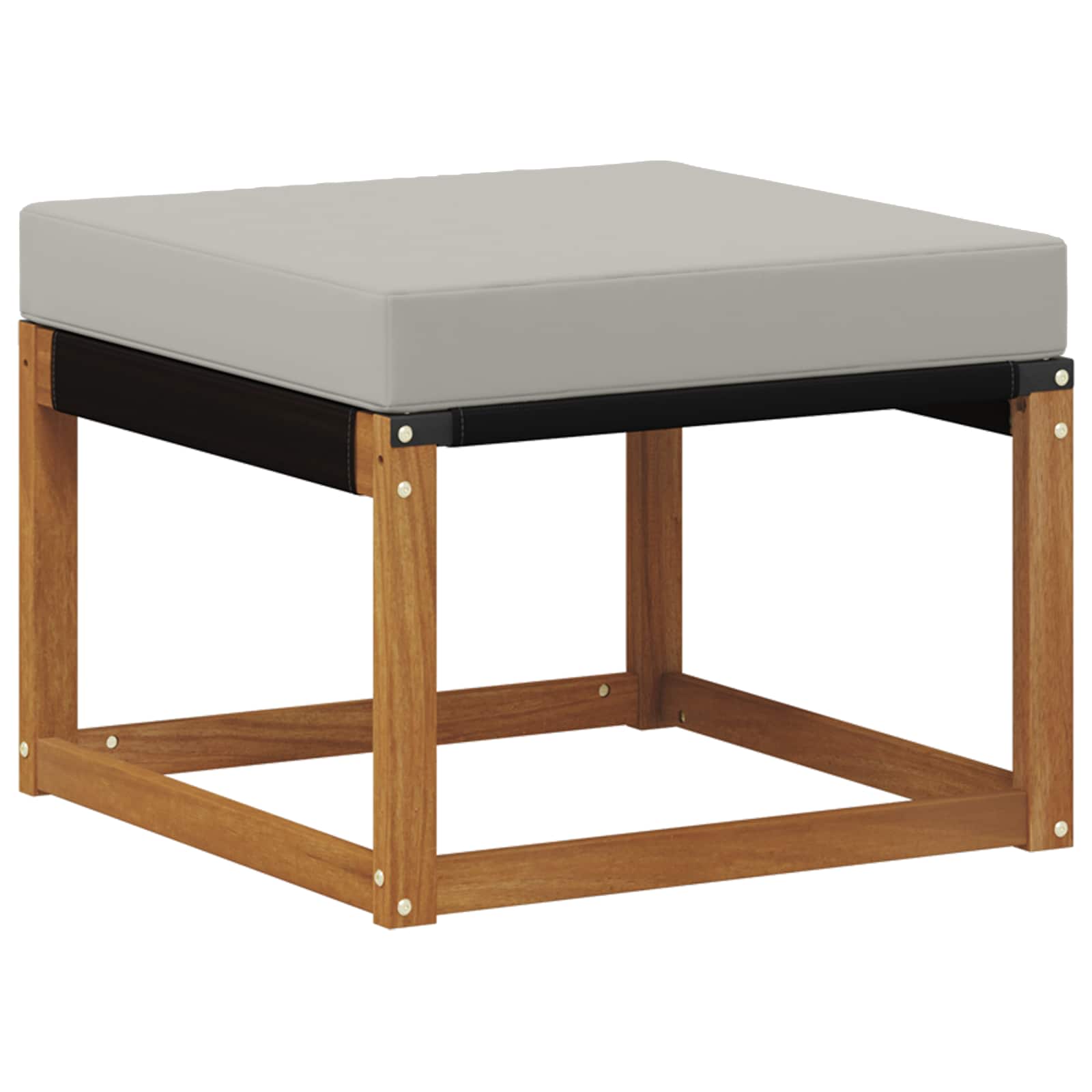 Conjunto de sofás de exterior 4 pcs Gris Natural y Claro