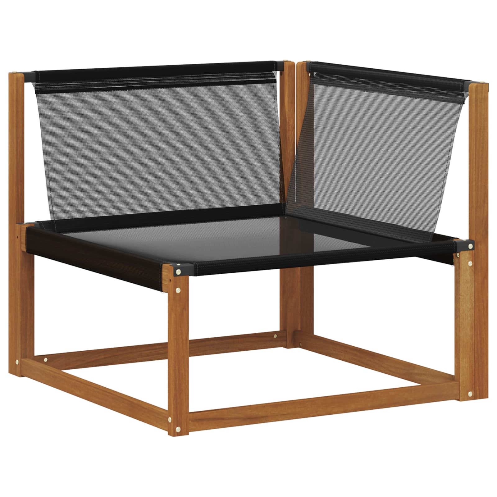 Conjunto de sofás de exterior con cojín 4 pcs Natural y Beige