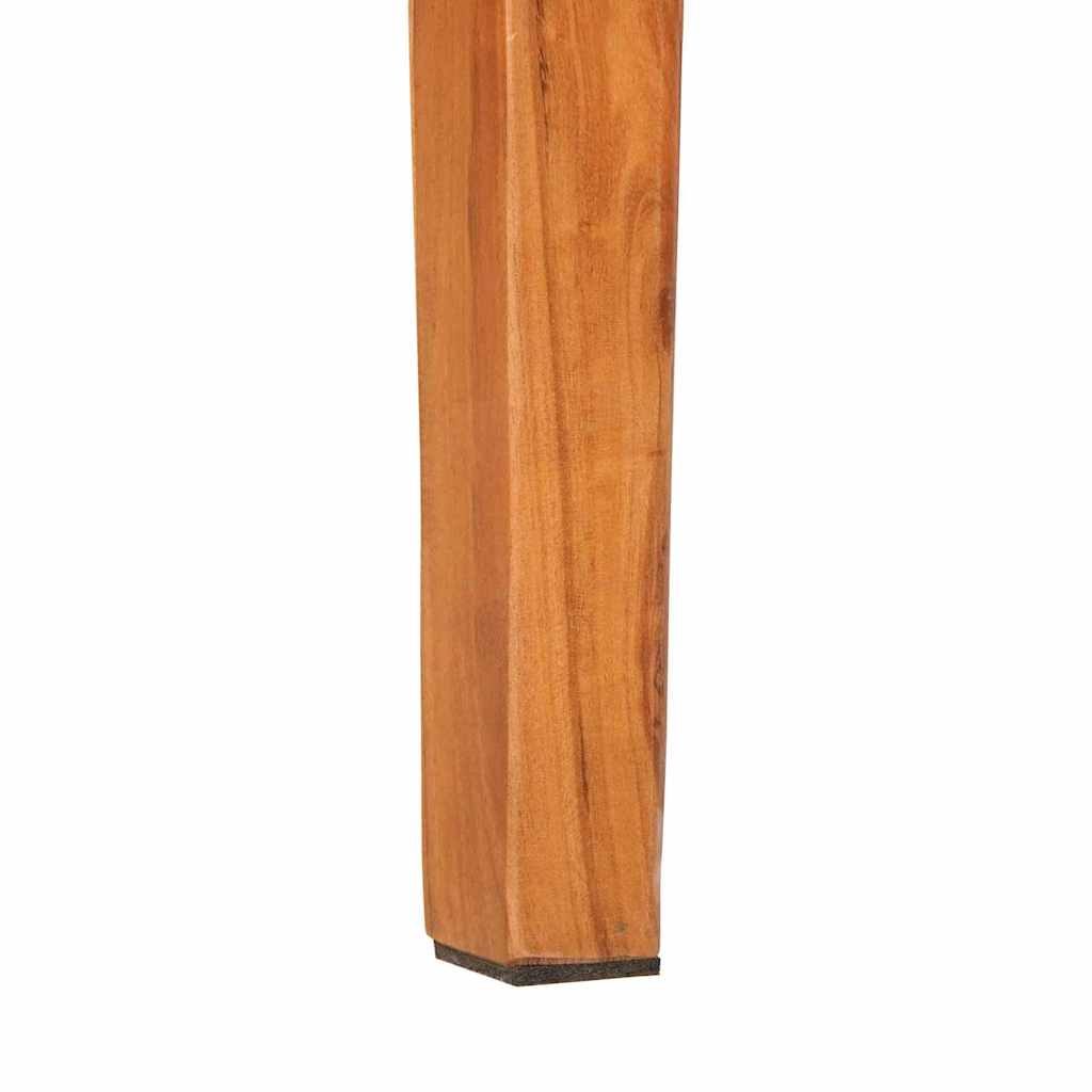 Mesa Consola Marrón 110 x 30 x 80 cm Madera de Acacia Sólida