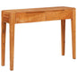 Mesa Consola Marrón 110 x 30 x 80 cm Madera de Acacia Sólida