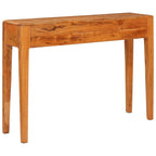 Mesa Consola Marrón 110 x 30 x 80 cm Madera de Acacia Sólida
