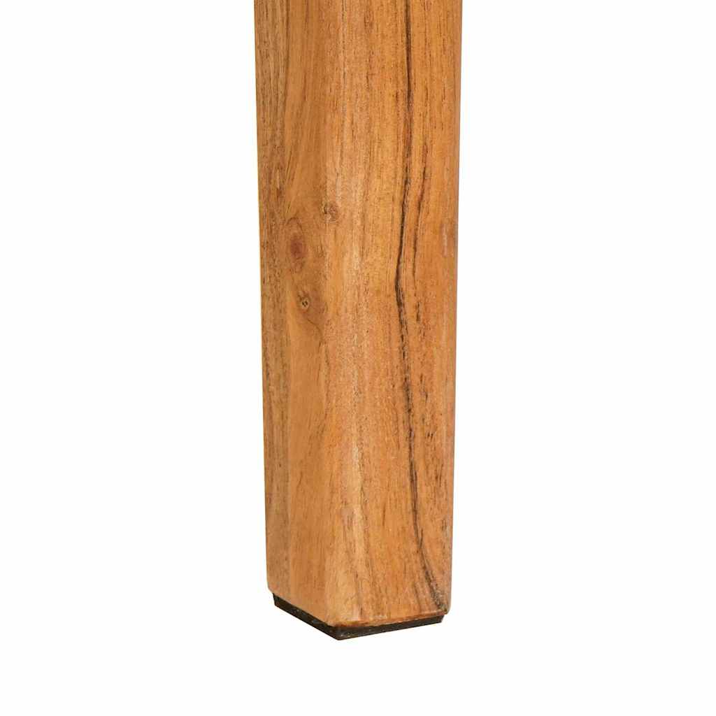 Mesa de Comedor Marrón 110 x 55 x 76 cm Madera de Acacia Sólida