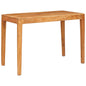 Mesa de Comedor Marrón 110 x 55 x 76 cm Madera de Acacia Sólida