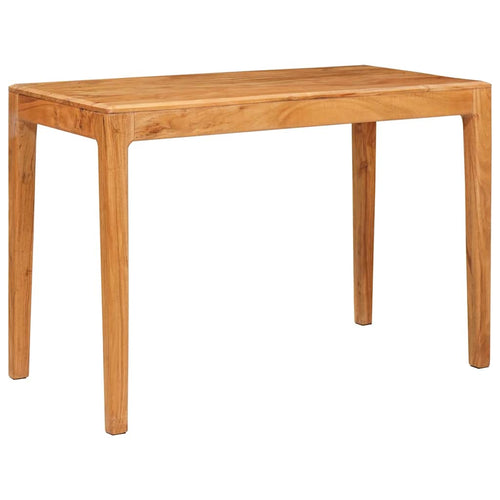 Brown Dining Table 110 x 55 x 76 cm Solid Acacia Wood
