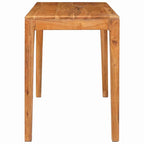 Mesa de Comedor Marrón 110 x 55 x 76 cm Madera de Acacia Sólida