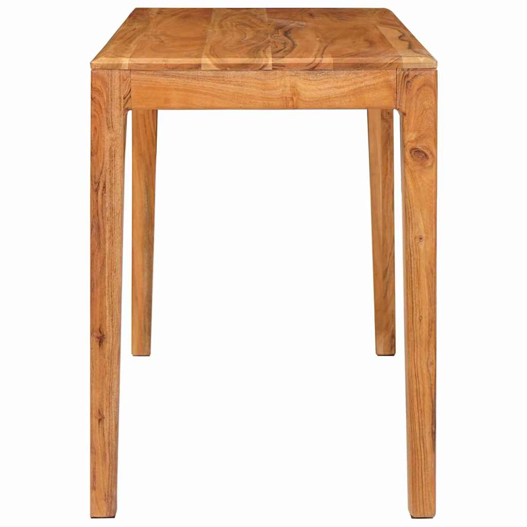 Mesa de Comedor Marrón 110 x 55 x 76 cm Madera de Acacia Sólida