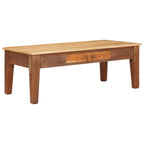 Mesa de Café Marrón 110 x 55 x 40 cm Madera de mango maciza