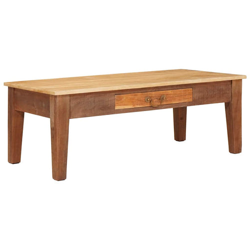 Mesa de Café Marrón 110 x 55 x 40 cm Madera de mango maciza