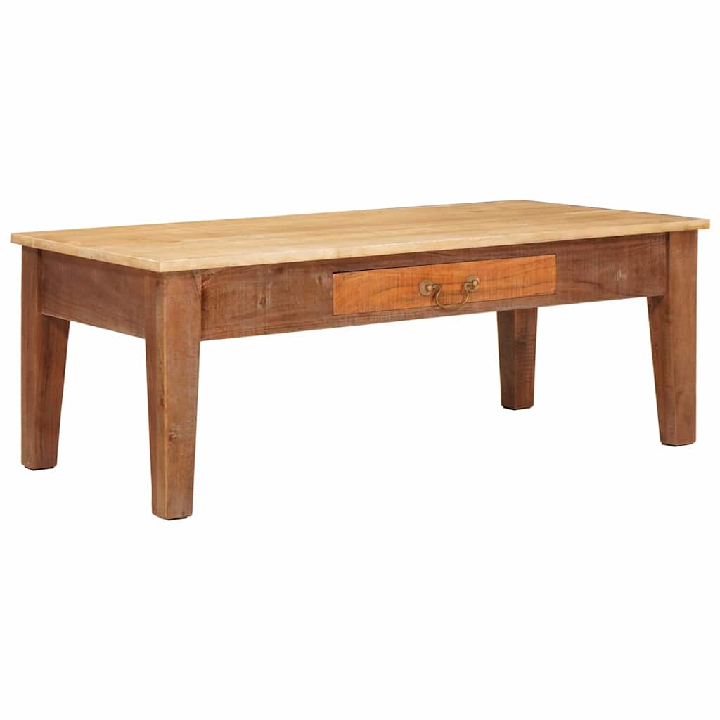 Mesa de Café Marrón 110 x 55 x 40 cm Madera de mango maciza