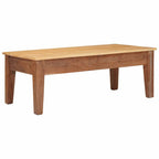 Mesa de Café Marrón 110 x 55 x 40 cm Madera de mango maciza