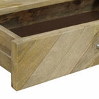 Mesa Consola con cajón Gris natural 110 x 30 x 80 cm