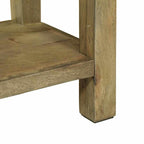 Mesa Consola con cajón Gris natural 110 x 30 x 80 cm