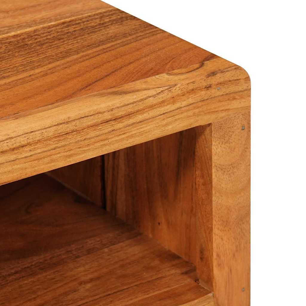 Gabinete de TV Marrón 110 x 30 x 40 cm Madera de Acacia Sólida