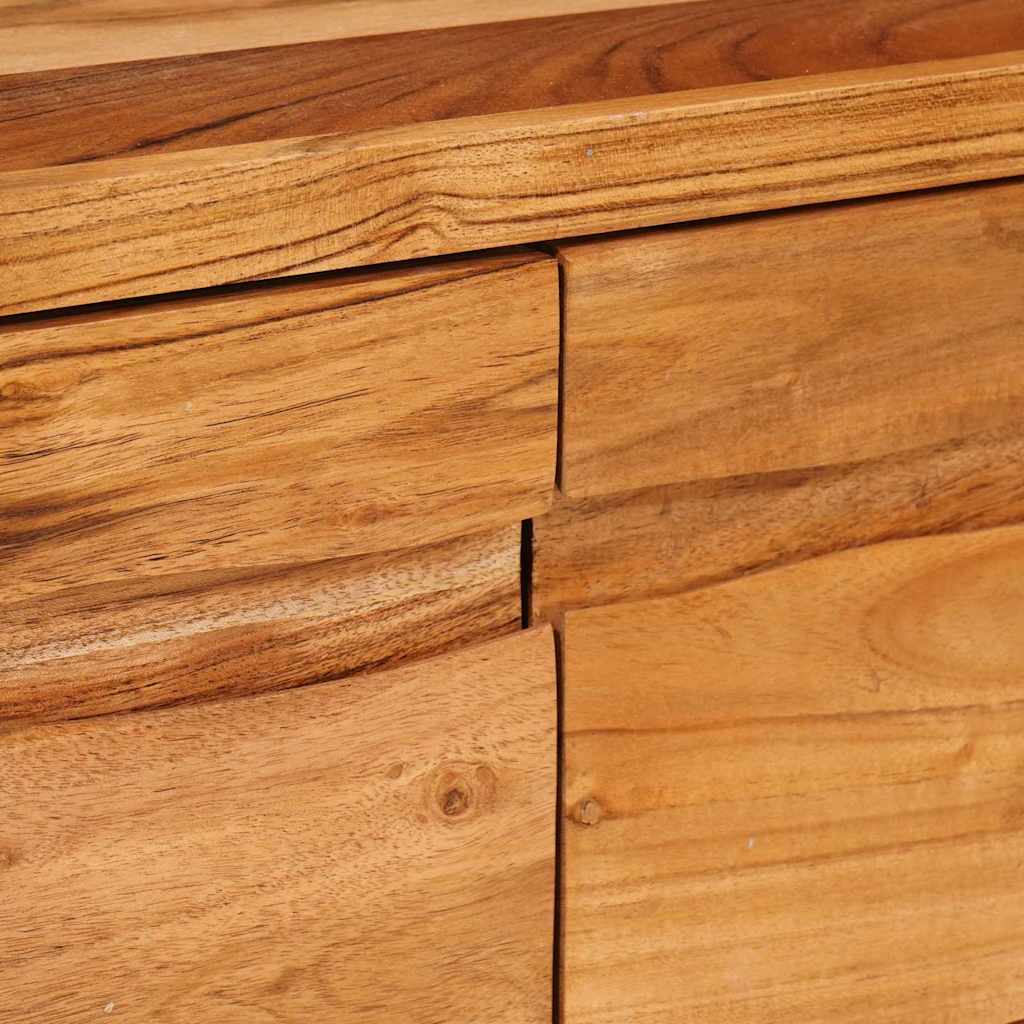 Gabinete de TV Marrón 110 x 30 x 40 cm Madera de Acacia Sólida