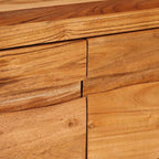 Gabinete de TV Marrón 110 x 30 x 40 cm Madera de Acacia Sólida
