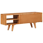 Gabinete de TV Marrón 110 x 30 x 40 cm Madera de Acacia Sólida
