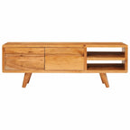 Gabinete de TV Marrón 110 x 30 x 40 cm Madera de Acacia Sólida