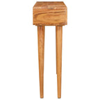 Mesa Consola Marrón 110 x 30 x 80 cm Madera de Acacia Sólida